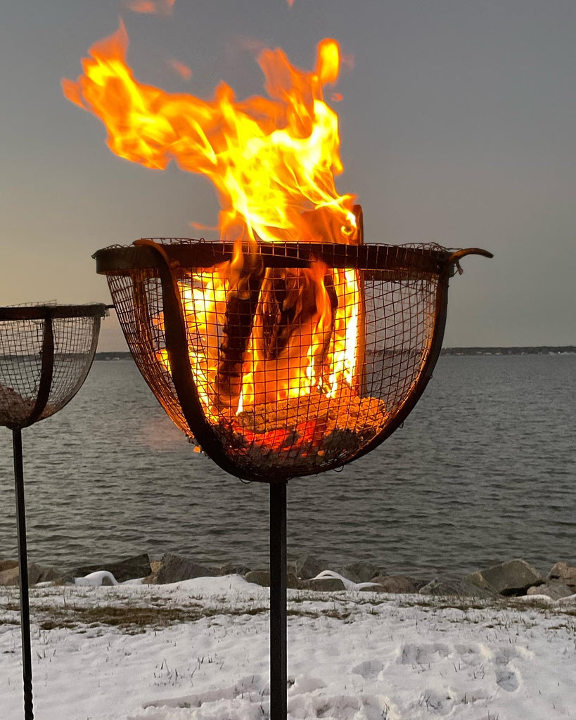 Cresset Fire Basket The Village Blacksmith