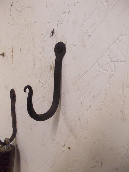 Hand Forged Plain Wall Hook -Small